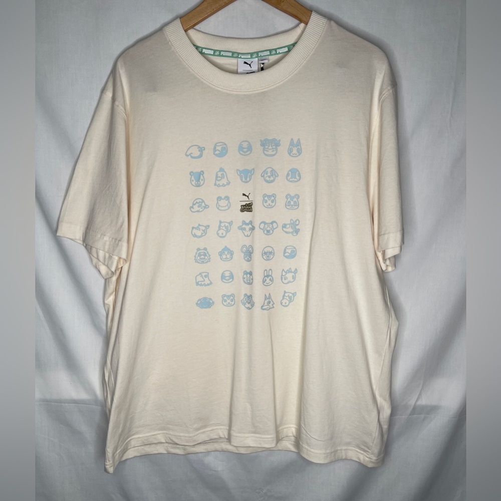 Puma X Animal Crossings New Horizons Men’s Sz: XL Short Sleeve T-Shirt 530934 99